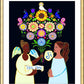 Wall Frame Gold, Matted - Annunciation - Spanish by Br. Mickey McGrath, OSFS - Trinity Stores