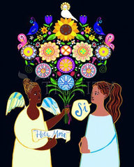 Acrylic Print - Annunciation - Spanish by M. McGrath