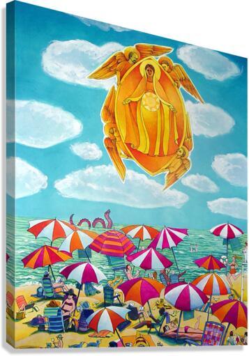 Canvas Print - Mary, Assumption Over Bethany by M. McGrath