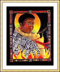 Wall Frame Gold - St. Athanasius by M. McGrath