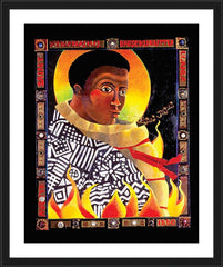 Wall Frame Black - St. Athanasius by M. McGrath