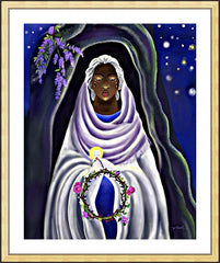 Wall Frame Gold - Mother Mary at Tomb by M. McGrath