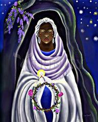 Acrylic Print - Mother Mary at Tomb by M. McGrath