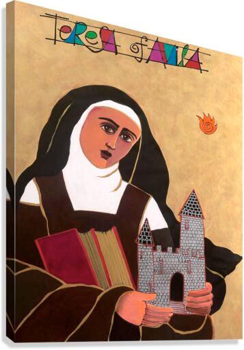 Canvas Print - St. Teresa of Avila by Br. Mickey McGrath, OSFS - Trinity Stores
