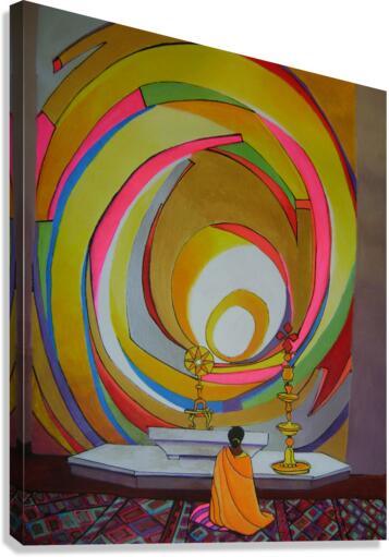 Canvas Print - Bangalore Nun by Br. Mickey McGrath, OSFS - Trinity Stores