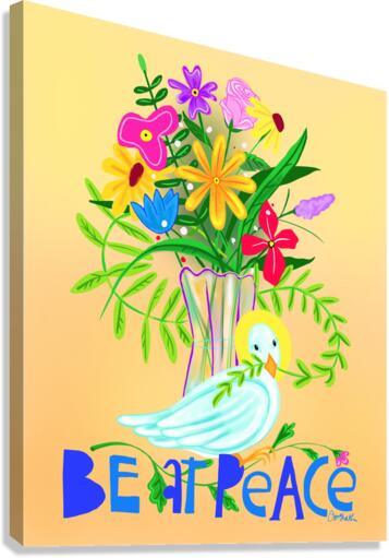 Canvas Print - Be At Peace by Br. Mickey McGrath, OSFS - Trinity Stores