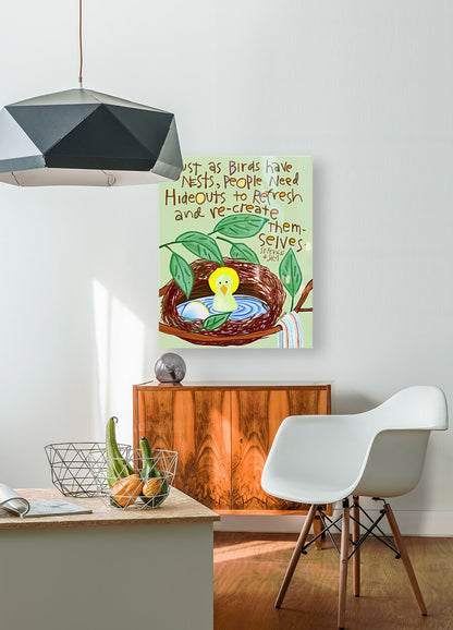 Just as Birds Have Nests - Acrylic Print