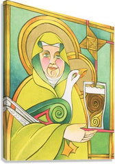 Canvas Print - St. Brigid of 100,000 Welcomes by M. McGrath
