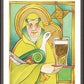 Wall Frame Espresso, Matted - St. Brigid of 100,000 Welcomes by M. McGrath