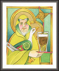 Wall Frame Espresso - St. Brigid of 100,000 Welcomes by M. McGrath