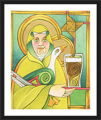 Wall Frame Black - St. Brigid of 100,000 Welcomes by M. McGrath