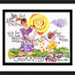 Wall Frame Black, Matted - Be Like Little Children by Br. Mickey McGrath, OSFS - Trinity Stores