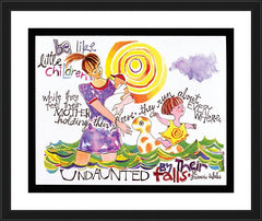 Wall Frame Black - Be Like Little Children by M. McGrath
