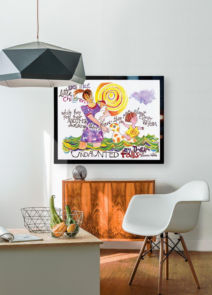 Metal Print - Be Like Little Children by Br. Mickey McGrath, OSFS - Trinity Stores