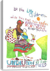 Canvas Print - Be Like Little Children 2 by M. McGrath