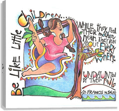 Canvas Print - Be Like Little Children 3 by M. McGrath