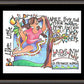 Wall Frame Espresso, Matted - Be Like Little Children 3 by M. McGrath