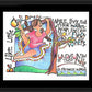 Wall Frame Black, Matted - Be Like Little Children 3 by Br. Mickey McGrath, OSFS - Trinity Stores