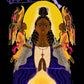 Wall Frame Black, Matted - Black Lives Matter Madonna by Br. Mickey McGrath, OSFS - Trinity Stores