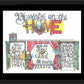 Wall Frame Black, Matted - Blessings on the Home by Br. Mickey McGrath, OSFS - Trinity Stores