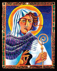 Metal Print - St. Brigid by M. McGrath