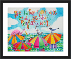 Wall Frame Black - Be Who You Are by M. McGrath