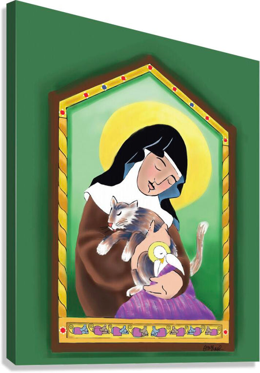 St. Clare - Canvas Print