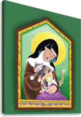 Canvas Print - St. Clare by M. McGrath