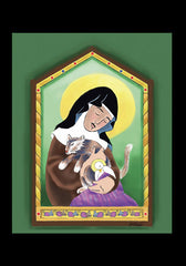 Holy Card - St. Clare by M. McGrath