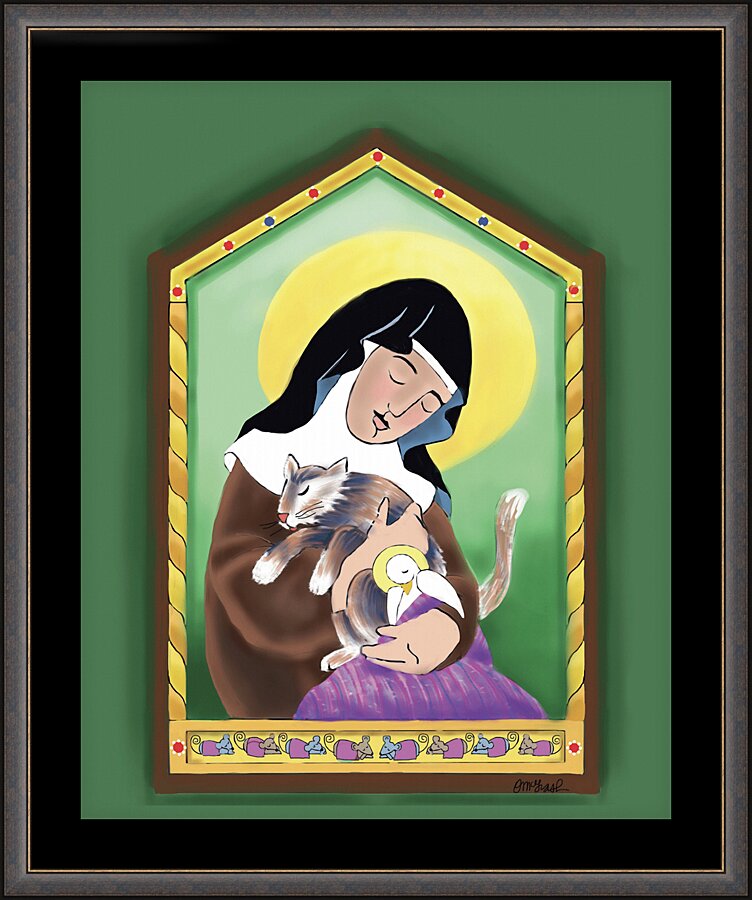 Wall Frame Espresso - St. Clare by M. McGrath