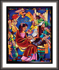 Wall Frame Espresso - St. Cecilia by M. McGrath