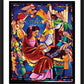 Wall Frame Black, Matted - St. Cecilia by M. McGrath