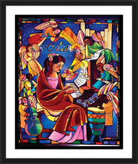 Wall Frame Black - St. Cecilia by M. McGrath