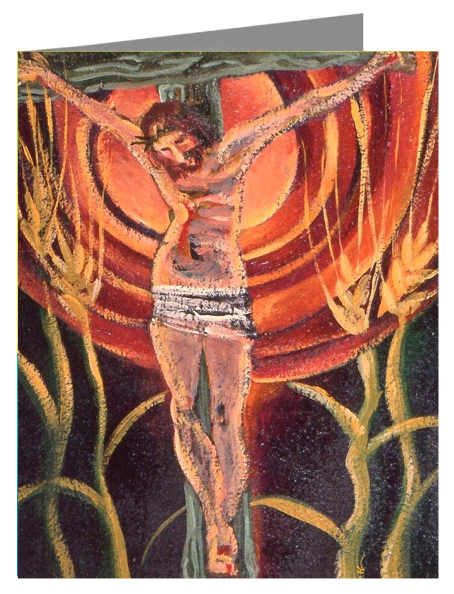 Crucifixion - Note Card Custom Text