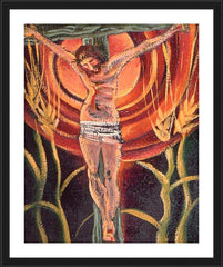 Wall Frame Black - Crucifixion by M. McGrath