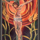 Wall Frame Espresso - Crucifixion by Br. Mickey McGrath, OSFS - Trinity Stores