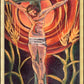 Wall Frame Gold - Crucifixion by Br. Mickey McGrath, OSFS - Trinity Stores