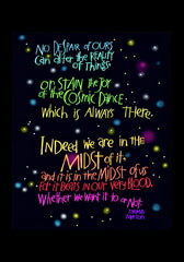 Holy Card - Cosmic Dance by M. McGrath