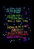 Cosmic Dance - Holy Card