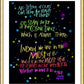 Wall Frame Gold, Matted - Cosmic Dance by M. McGrath