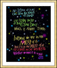 Wall Frame Gold, Matted - Cosmic Dance by M. McGrath