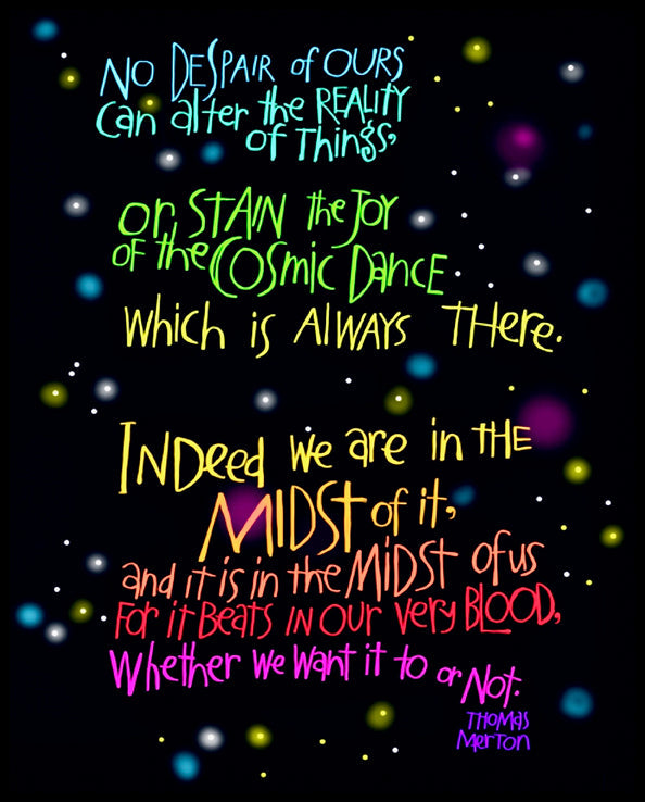 Cosmic Dance - Wood Plaque