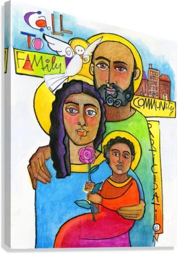 Canvas Print - Call to Family and Community by Br. Mickey McGrath, OSFS - Trinity Stores