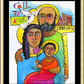 Wall Frame Gold, Matted - Call to Family and Community by Br. Mickey McGrath, OSFS - Trinity Stores
