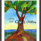 Wall Frame Espresso, Matted - Care For God's Creation by M. McGrath