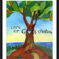 Wall Frame Black, Matted - Care For God's Creation by M. McGrath