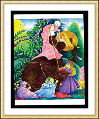 Wall Frame Gold - St. Jane de Chantal by M. McGrath