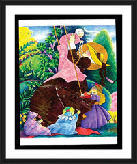 Wall Frame Black - St. Jane de Chantal by M. McGrath