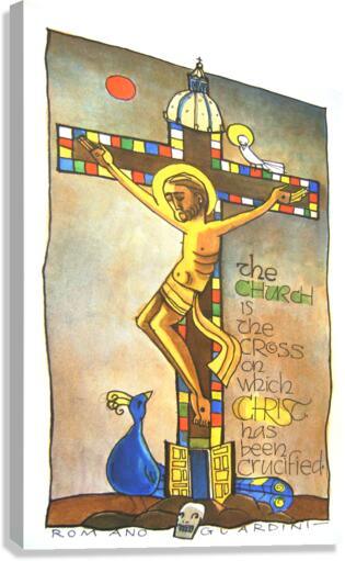 Canvas Print - Church Cross by Br. Mickey McGrath, OSFS - Trinity Stores
