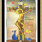 Wall Frame Gold, Matted - Church Cross by M. McGrath